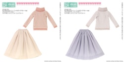 45 ゆるふわガーリーニット＆ロングスカートset FFC040