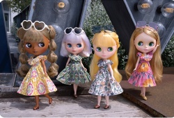 Dear Darling fashion for dolls 「インド綿フリルカラーワンピース」(22cmドールサイズ)