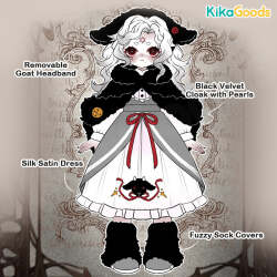 Nyssa（ニサ）奇妙なナイトメア シリーズ黒山羊ブレット  /Nyssa Strange Nightmare Series Black Goat Brett Limited Action Figure