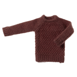 PetWorks 鹿の子プルオーバーニット ココア [4120011]