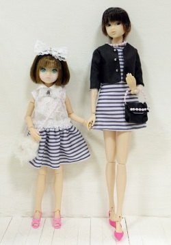 CCS 15SSmomoko＆CCSgirl 15SSruruko+リカちゃんおそろいドレスセット