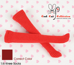 CC ブライス・プーリップサイズ ニーソックスKS-119クリムゾン