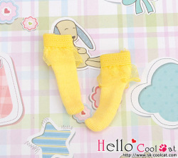 cc ブライス・プーリップサイズ アンクルソックスKS-A14イエロー