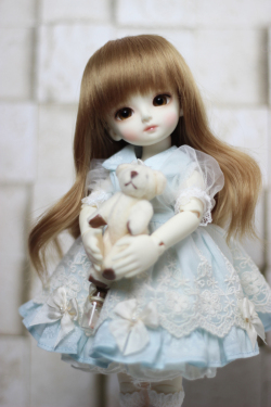 DOLKオリジナル6-7インチウィッグ LB-S0020D (Light Brown)