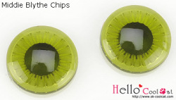 ミディブライス用カラーアイMB-48 オリーブグリーン