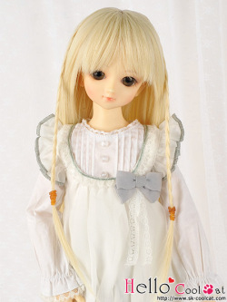 7～8インチCC耐熱ウィッグロング パウダーゴールドNC-1520PGD