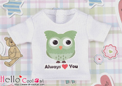 coolcat 半袖プリントTシャツ/フクロウ PR-90