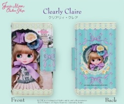 ブライス スマートフォン手帳型ケース/クリアリィ・クレア