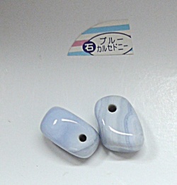 ネオブライス用プルリング★パワーストーンブルーカルセドニー