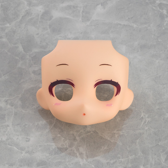 難あり ob11 ねんどろいど かすたむフェイス cream #c ねんどろいどどーる かすたむフェイスパーツ ジト目:メイク有り