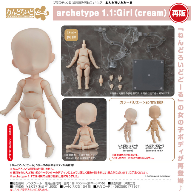 ねんどろいどどーる archetype 1.1:Woman