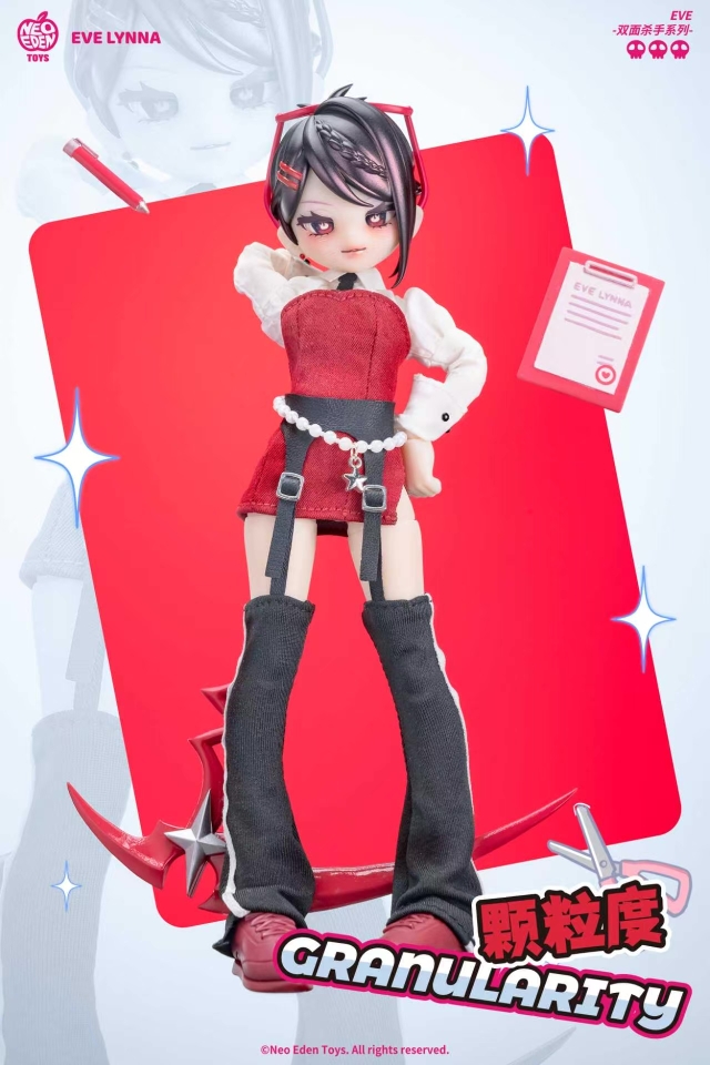 NEO EDEN TOYS Eve lynna 双面の殺し屋シリーズ トレーディングドール