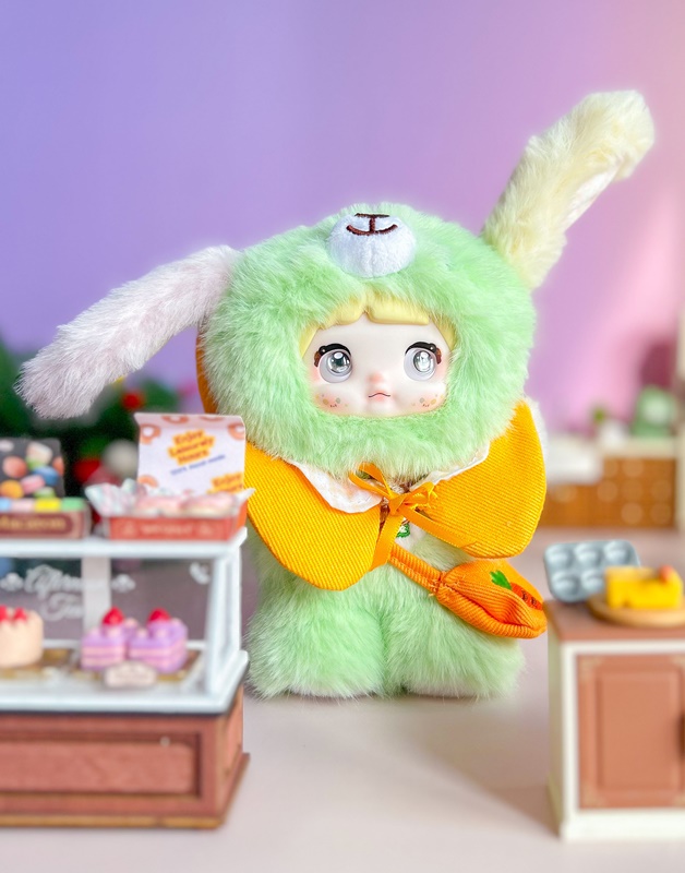 ウサギ耳付き緑色着せ替え人形nommi シークレット子犬日記pupy diary Nommi 異世界シリーズ ぬいぐるみドール（緑うさぎ）｜Yahoo