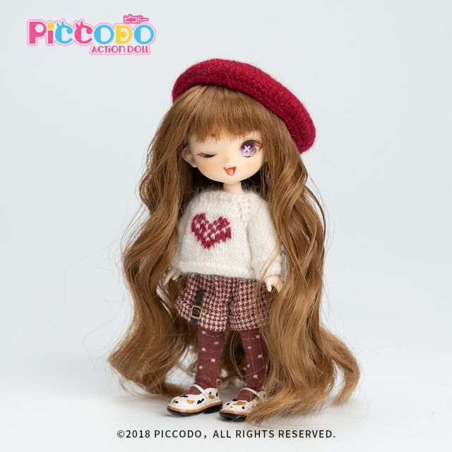 PICCODO ドール用ウィッグ ロングカール