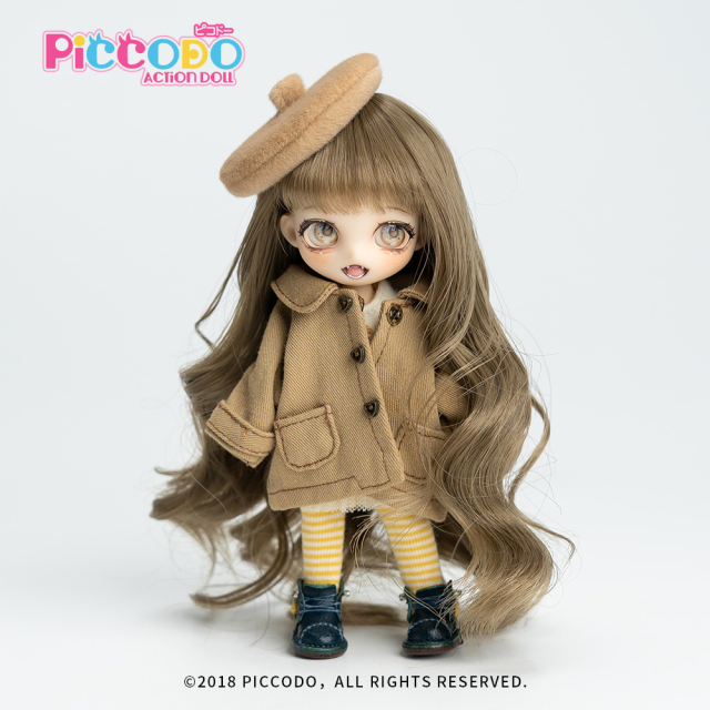 PICCODO ドール用ウィッグ ロングカール