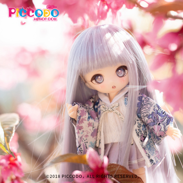 ウィッグ　5点セット PICCODO ドール用ウィッグ ロングストレート