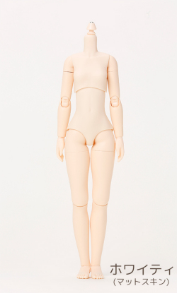 24BD-F02W-S】24cmオビツボディ ホワイティ(マットスキンタイプ
