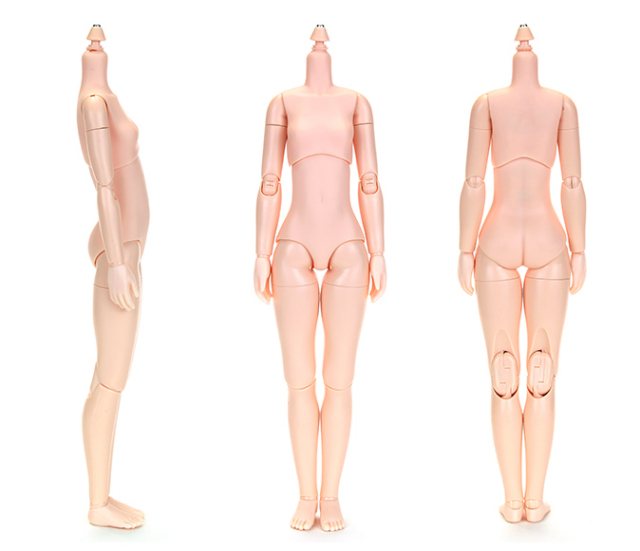 24BD-F02W-S】24cmオビツボディ ホワイティ(マットスキンタイプ