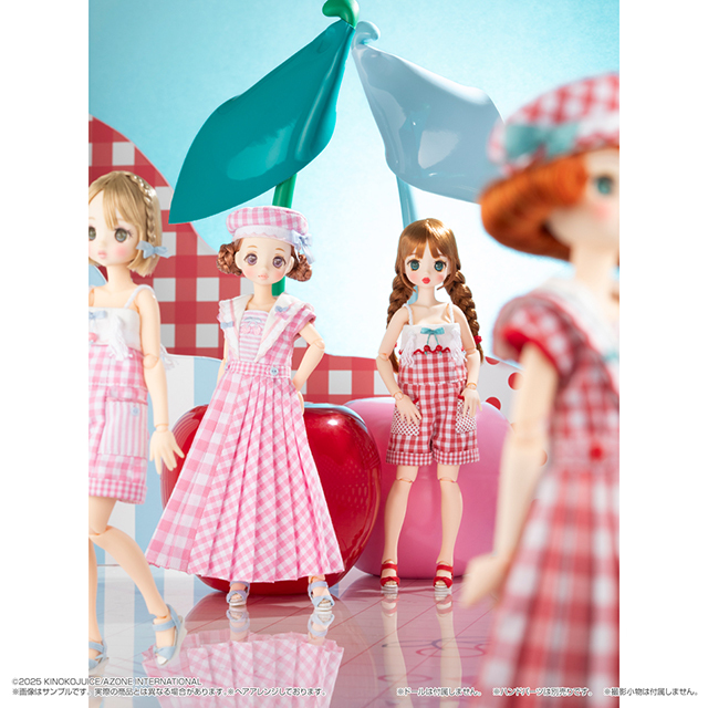 BonBons チェリー＆ギンガムセーラーワンピースセット BBS004