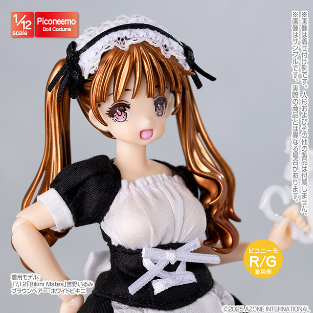 1／12 ピコニーモR TYPE－G用「メイド衣装セット」 PRC001