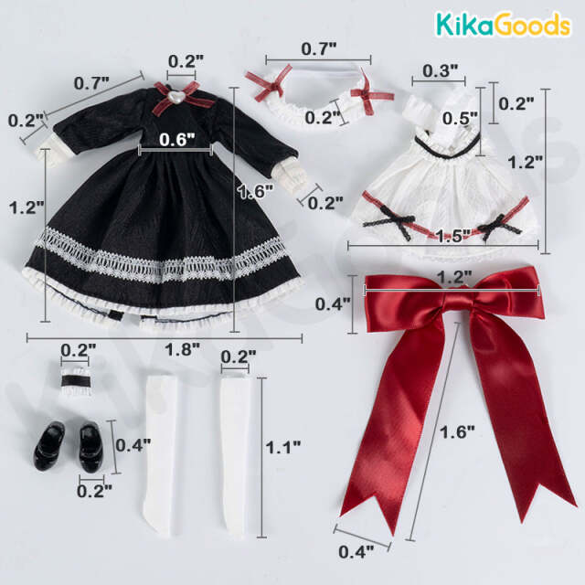 ものづくりのこころ MEKI サイズ メイドドレスセット/ Meki Creators