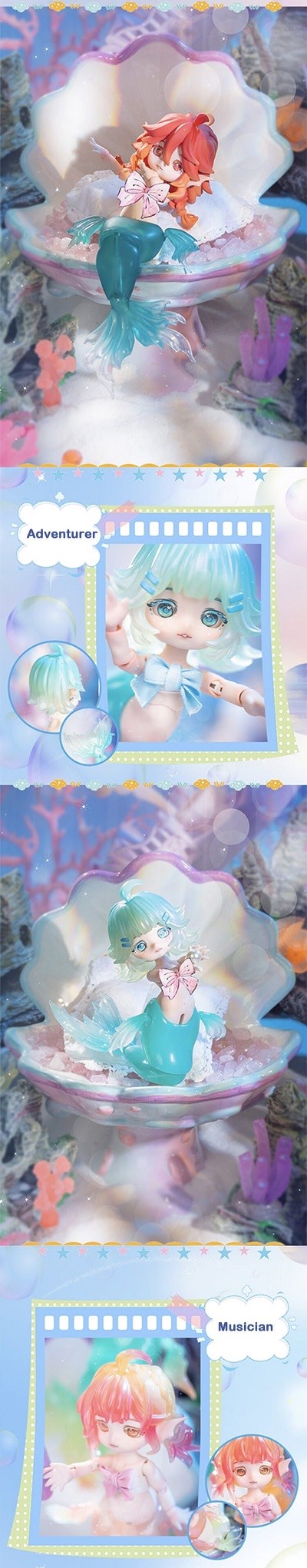 ラッキードール マーメイドチュチュ/ LuckyDoll Mermaid Chuchu Series