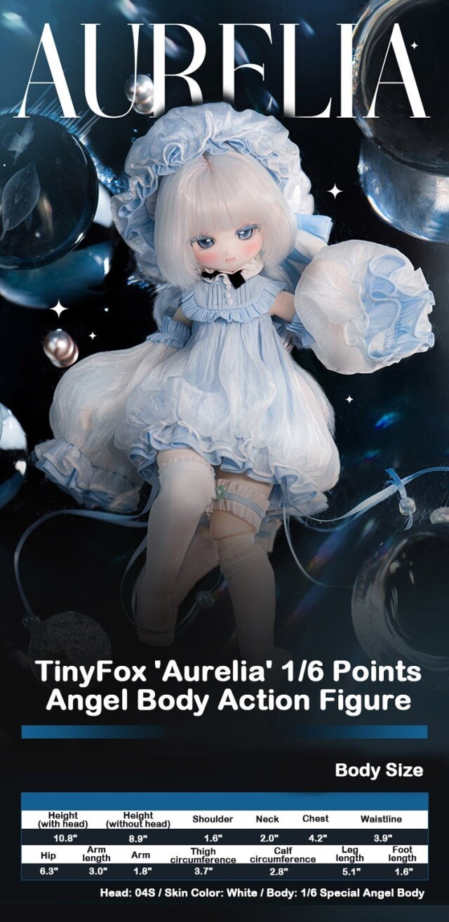 TinyFox 'Aurelia' アウレリア 1/6 Points Angel Body ドール