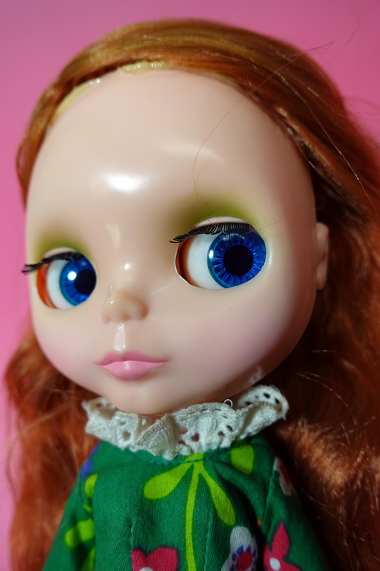 ケナーブライス　赤毛 サイドパート 7行 Kenner Blythe ブライス 赤毛 サイドパート / Love'N Laceドレス