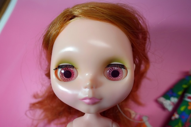 ケナーブライス　赤毛 サイドパート 7行 Kenner Blythe ブライス 赤毛 サイドパート / Love'N Laceドレス