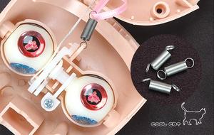 ♡chu-pi出品♡　ネオブライスフェイスパーツ2体セット【難あり】 ネオブライスアイチェンジ用バネ