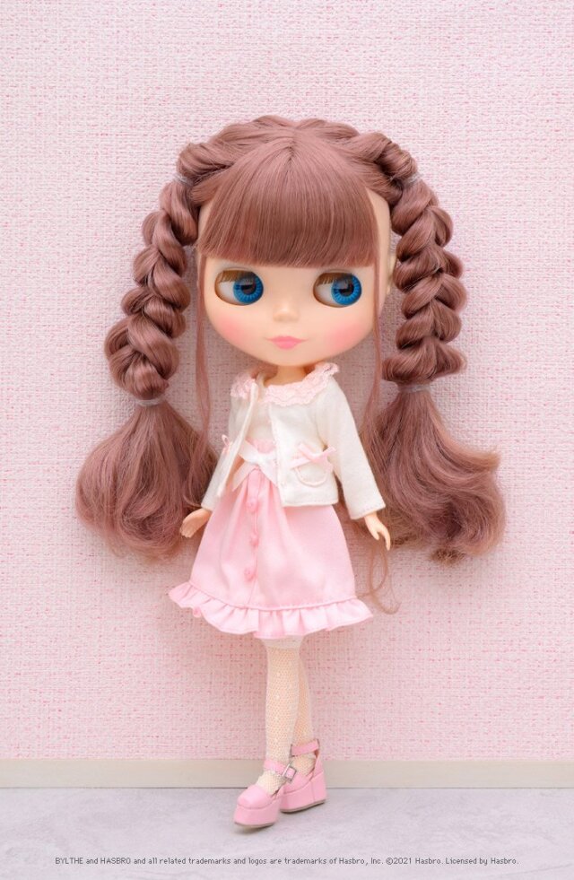 Dear Darling fashion for dolls 22cmドール用 レース襟カーディガン