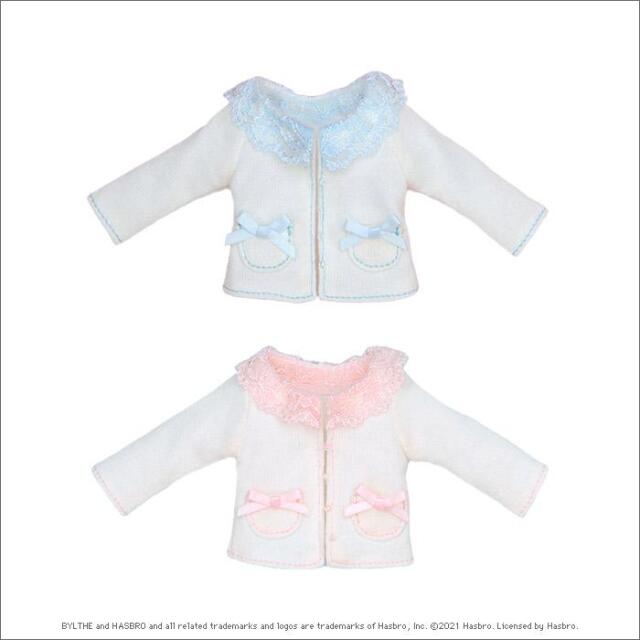 Dear Darling fashion for dolls 22cmドール用 レース襟カーディガン