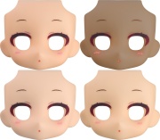 ねんどろいどどーる かすたむフェイスパーツ ジト目:メイク有り