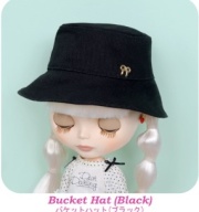 Dear Darling fashion for dolls バケットハット ブラック 頭囲約27cm