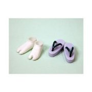 オビツ23・25・27センチ用草履・足袋セット 青 27SH-F010Ｌ
