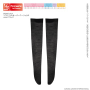 1／12 ニットオーバーニーソックス PIC447-BLK
