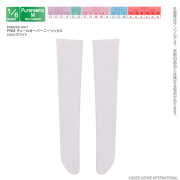 PNM　チュールオーバーニーソックス PNM249-WHT