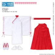 50 巫女服set FAR292-RED