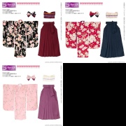AZO2 桜舞う振袖＆袴set FAO237