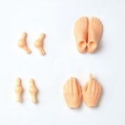 PetWORKS 六分の一男子図鑑　手先・足先セット（アイボリーベージュ）