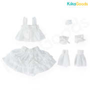 Sugar 100% シリーズ パジャマ / Sugar 100% Series White Pajamas 1/12 BJD Clothing Set
