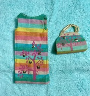 IB1400 ヴィンテージ Skipper Sunny Pastel  ワンピース＆バッグ / サニーパステル