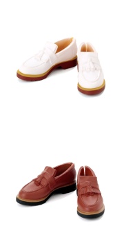 メンズタッセルローファー