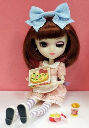 プーリップ/プリンセスアンヌード+JMスイートケーキハローキティピンク+小物つきコーデセット