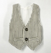 HS 白系ストライプベスト/イスルサイズ