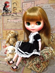 CCTブラック＆ホワイトゴシックドレス