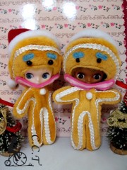 CCTプチブライスサイズ ジンジャーブレッドドレスcp104