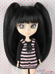 CC耐熱3ウェイウィッグロング ブラックHT-02C