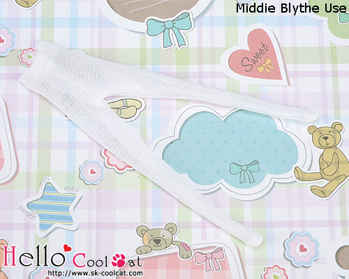 CCミディサイズ メッシュタイツ/ホワイトMP-01