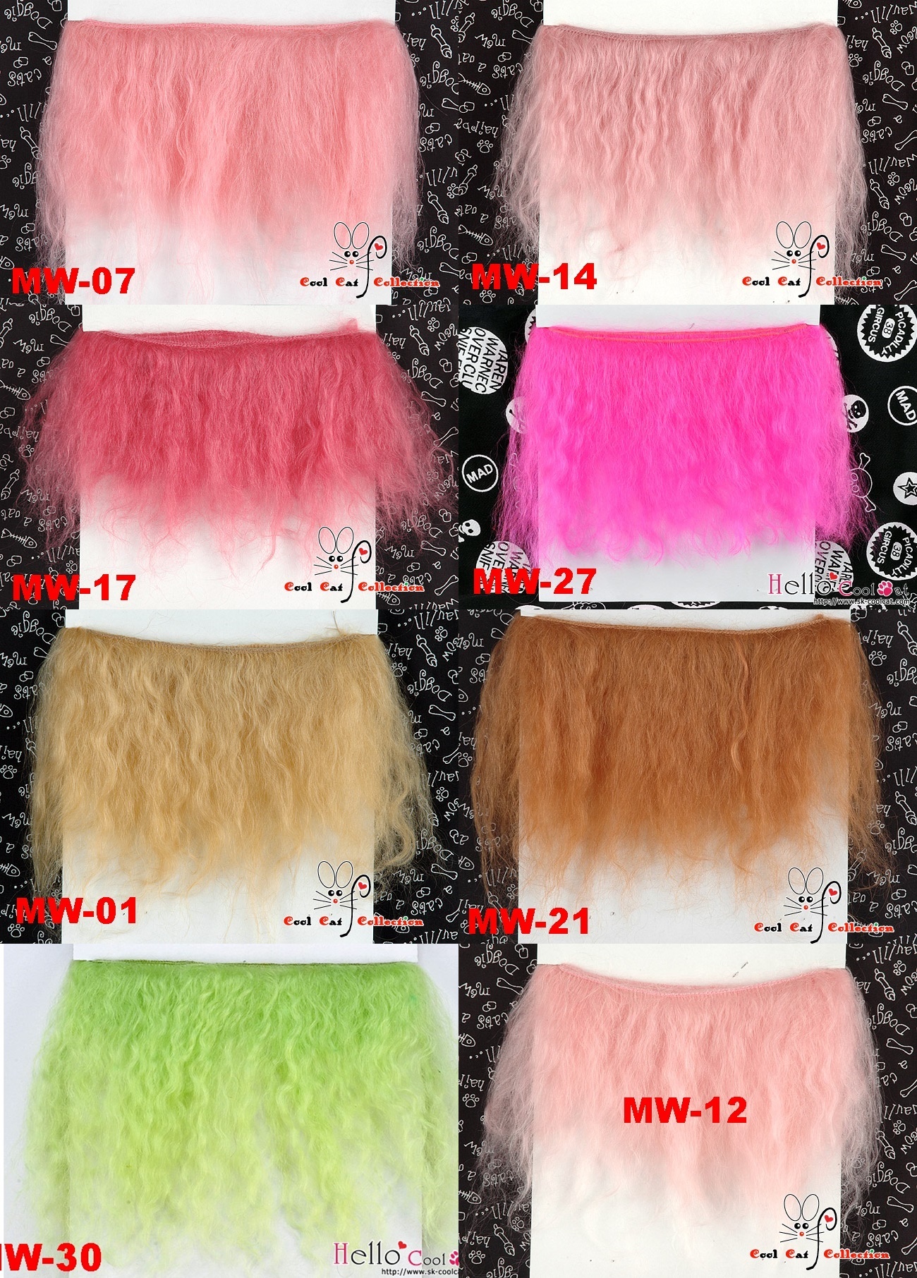 モヘアウェフティング1束 coolcat